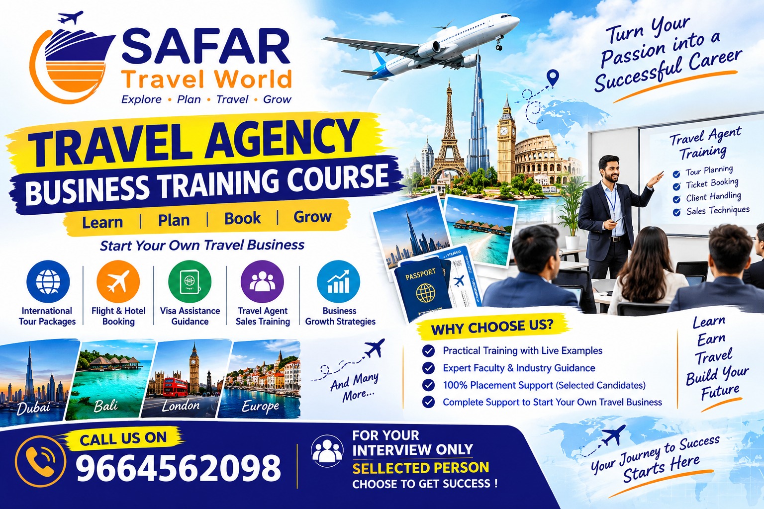Travel planning at Safar Travel World Ahmedabad Gujarat - Best B2C Travel Agency